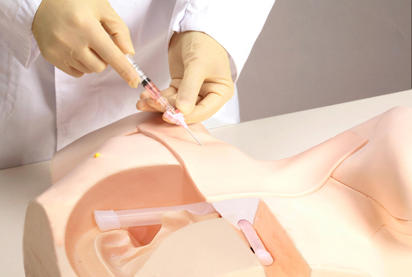 Photo: CVC- (Central Venous Catheter Insertion Simulator with Ultrasound method)